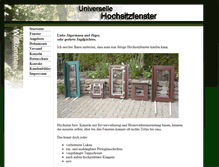 Tablet Screenshot of hochsitzfenster.de